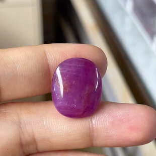 天然无烧无胶非洲红宝石原石颜色紫红紫气东来男女吊坠手串22.5ct