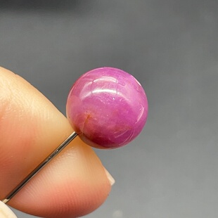 【永顺珠宝】天然红宝石圆珠11mm佛珠弟子珠多宝手串配珠无烧无胶