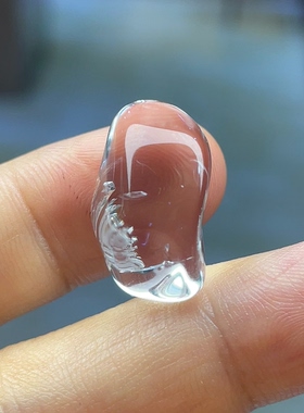 天然无酸洗无注胶白色绿柱石纯种绿柱石原石吊坠男女首饰毛衣链真