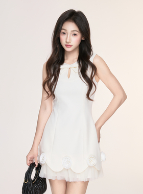 ICYNUDE官方授权 立体花朵A字裙