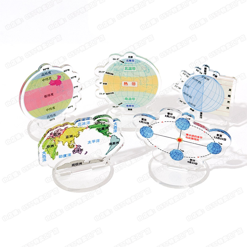 地理亚克力桌面摆件学生励志学习用品知识点立牌开学奖励小礼品,家居饰品,桌面摆件,淘宝优惠券,粉丝福利购,淘宝优惠卷