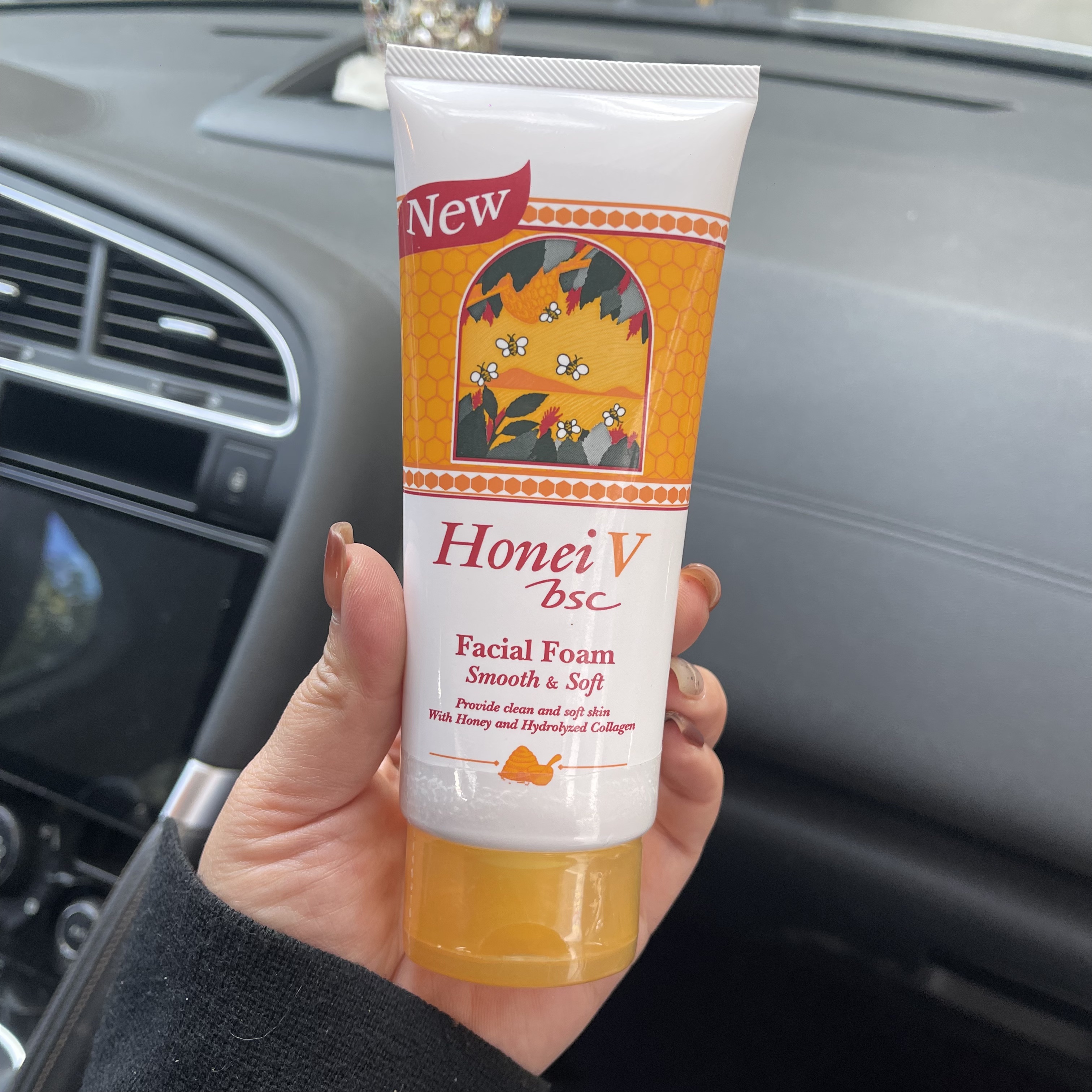 现货~泰国Honei v bsc蜂蜜泡沫洗面奶洁面乳小蜜蜂学生党控油祛痘