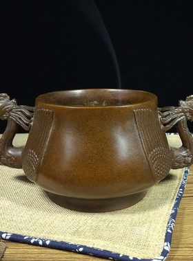 室内仿古风创意摆件佛堂香薰炉