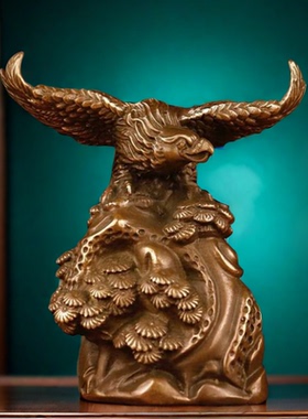 古玩收藏精品装饰振翅高飞摆件