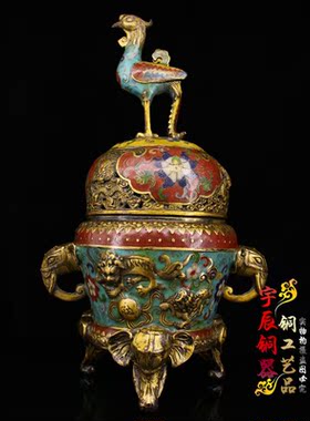 仿古风宣德炉影视道具家居装饰