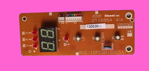 适用林内燃气热水器显示板RUS-10FESD（SOUSA）按键板Q51686A