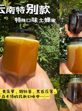 【特别款很特殊】云南系列 黄菠萝土蜂蜜/黑苦蜜/梅子土蜂蜜/米团