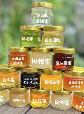 【mini装14+1种】口味不重样 珍稀蜂蜜试吃装全家福 / 椴树蜜洋槐