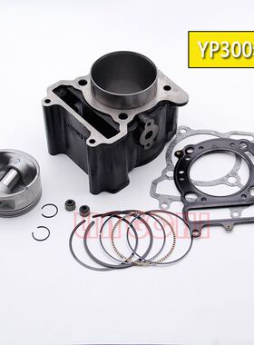 雅马哈300马杰斯特300林海300YP300YP400套缸活塞环气缸水箱弯管
