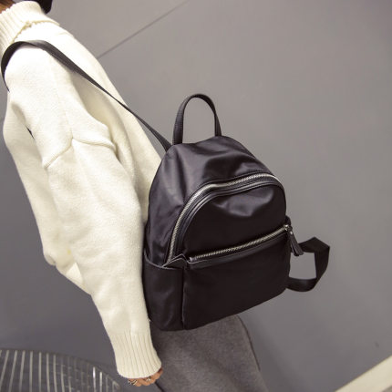 2022年新款潮书包女韩版时尚百搭牛津布尼龙布双肩包女旅行小背包