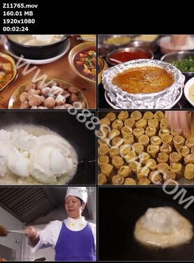 农家乐厨师制作各式豆腐宴美食特写豆腐高清实拍视频素材