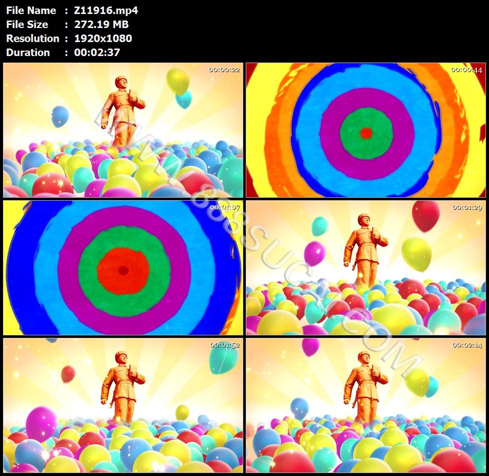 我的偶像雷锋精神永流传卡通六一晚会led背景视频定制