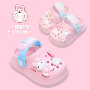儿童拖鞋EVA洞洞鞋防滑厂家软童新款凉拖鞋包头婴幼童鞋