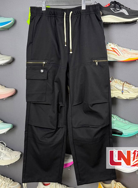 李宁休闲裤 2026春季新品反伍系列男子宽松直筒运动长裤AKXW039