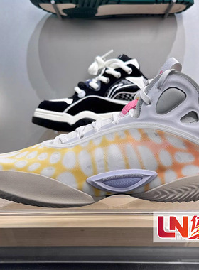 李宁篮球鞋 2025春季新款驭帅19男子中帮篮球专业比赛鞋ABAV005