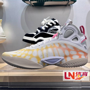 李宁篮球鞋 2025春季新款驭帅19男子中帮篮球专业比赛鞋ABAV005