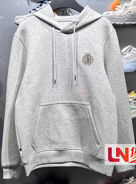 李宁卫衣 2026春季新品男子时尚潮流系列运动套头连帽卫衣AWDW129