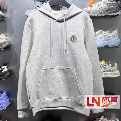 李宁卫衣 2026春季新品男子时尚潮流系列运动套头连帽卫衣AWDW129