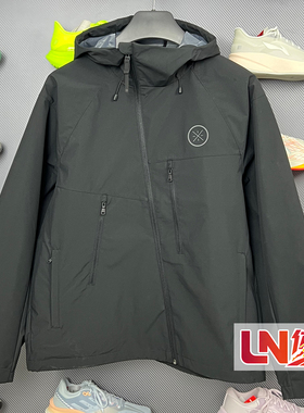 李宁外套 2026春季新品韦德系列男子防泼水宽松休闲外套AFDW021