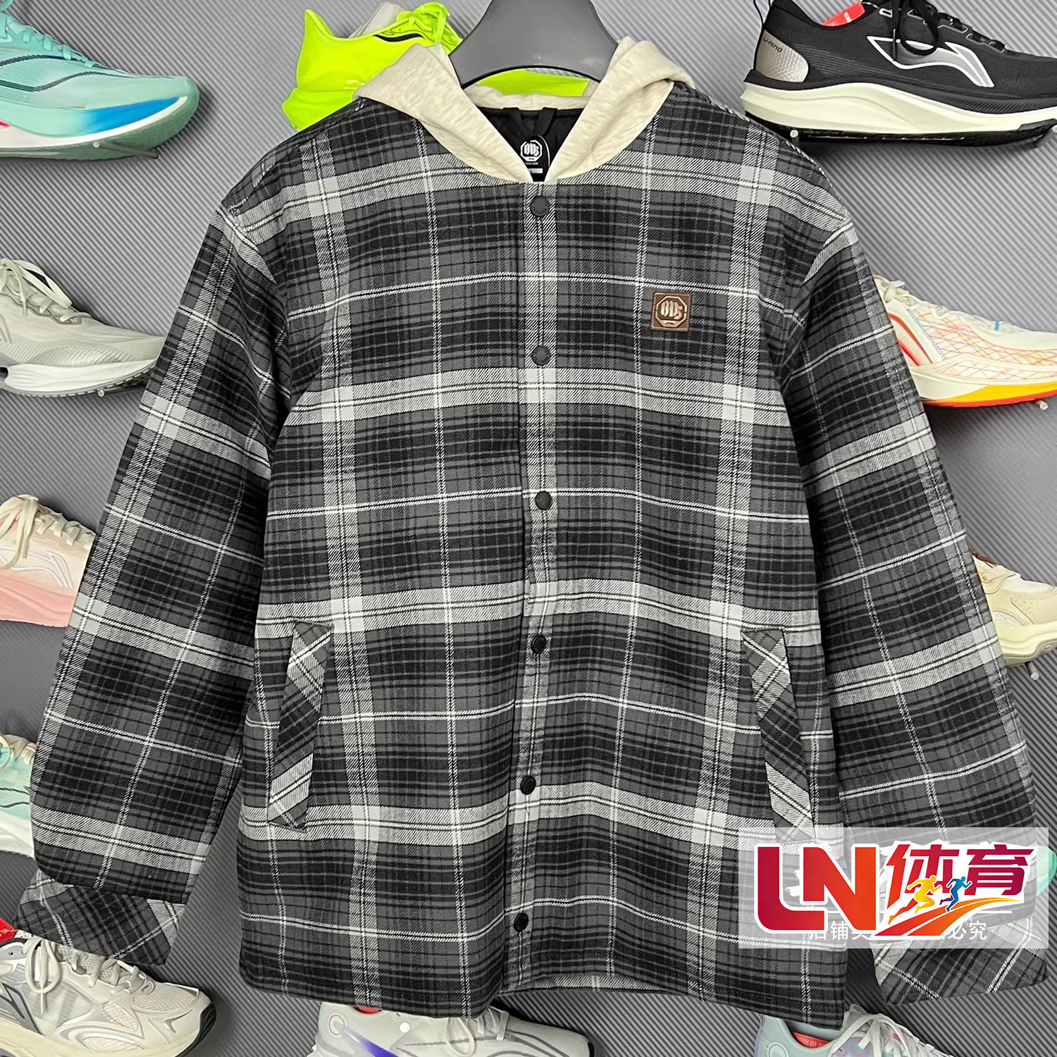 李宁棉服 2026春季新品篮球系列男子宽松保暖时尚连帽外套AFMW001