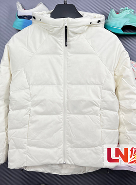 李宁羽绒服 2025冬季新品女子时尚保暖防泼水鸭绒短羽绒服AYMV198