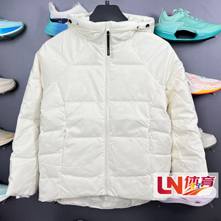 李宁羽绒服 2025冬季新品女子时尚保暖防泼水鸭绒短羽绒服AYMV198