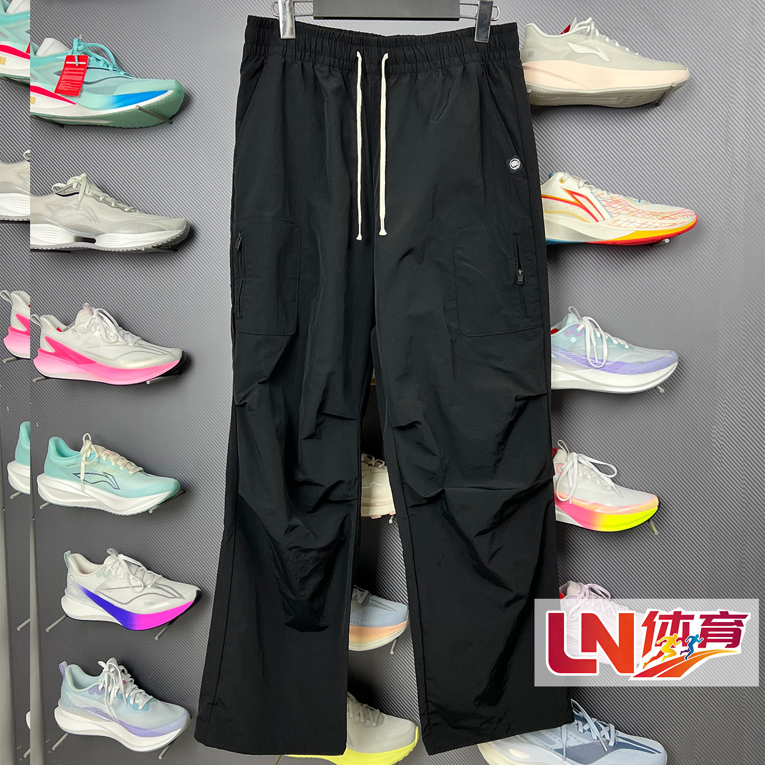 李宁速干裤 2026春季新品篮球系列男子直筒宽松运动长裤AYKW017