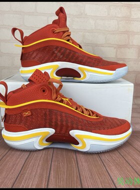 Air Jordan36 AJ36郭艾伦红黄实战篮球鞋DJ4480-600 FD9908-141