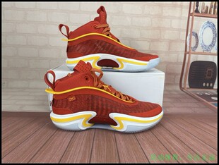 Air Jordan36 AJ36郭艾伦红黄实战篮球鞋DJ4480-600 FD9908-141