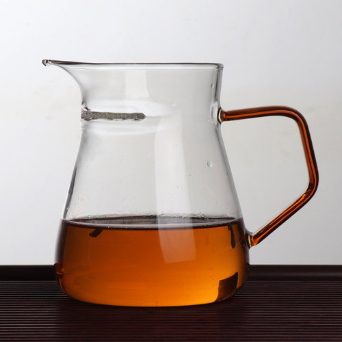 玻璃公道杯大号月牙茶具茶海分茶器透明泡茶壶茶道配件泡茶杯