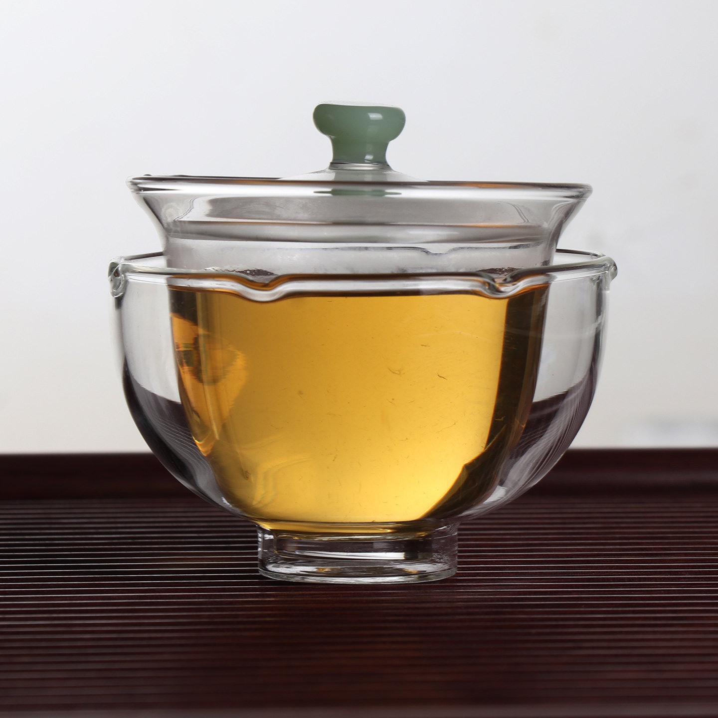 玻璃小盖碗不烫手泡茶公道杯茶漏茶杯套装功夫茶具大号一人用三才,餐饮具,盖碗,淘宝优惠券,粉丝福利购,淘宝优惠卷