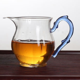 公道杯玻璃高档茶漏茶滤网一体分茶器小青柑专用公杯茶器茶具家用