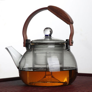 玻璃煮茶壶单壶耐高温电陶炉专用煮茶器家用泡茶壶提梁烧水壶茶具
