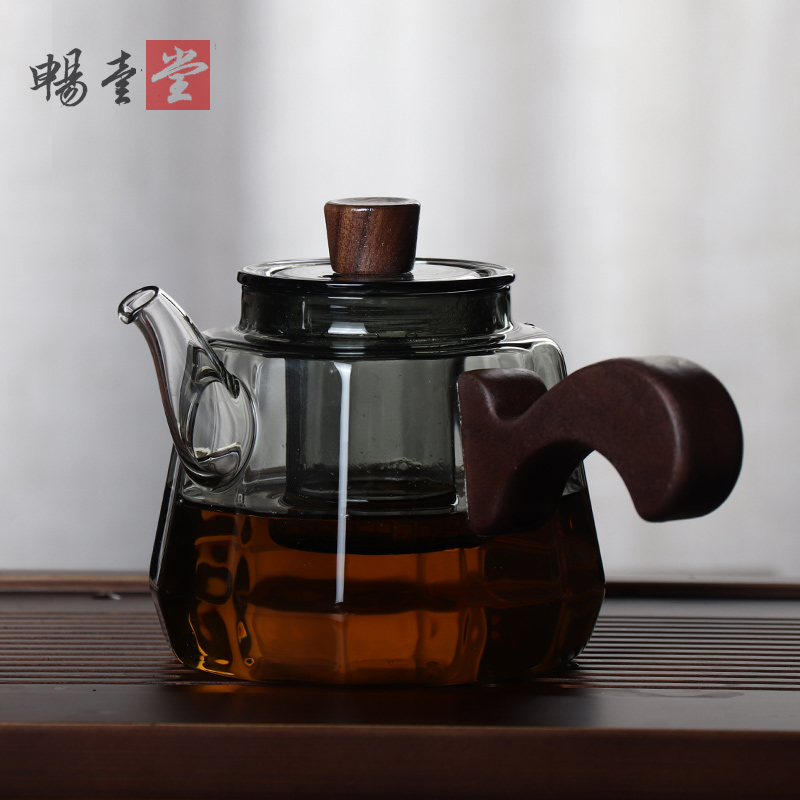 玻璃茶壶泡茶家用耐高温单壶过滤泡茶神器办公室泡花茶壶茶具