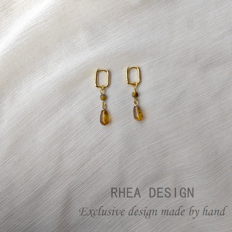 温柔水滴琉璃耳环小众设计轻奢气质清新精致百搭耳饰耳钉耳圈,饰品/流行首饰/时尚饰品新,耳钉,淘宝优惠券,粉丝福利购,淘宝优惠卷