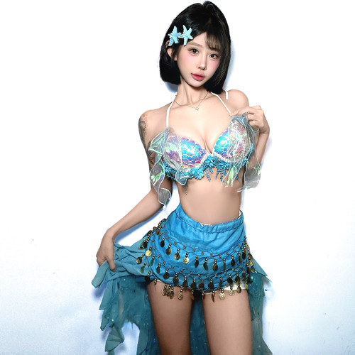 夜场酒吧DS女DJ性感演出套装