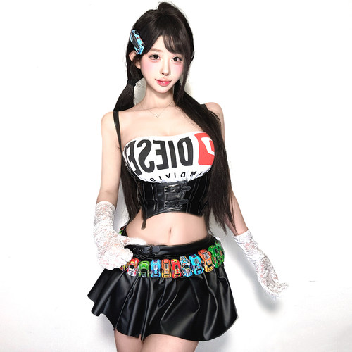 酒吧夜场性感DS领爵士舞套装女