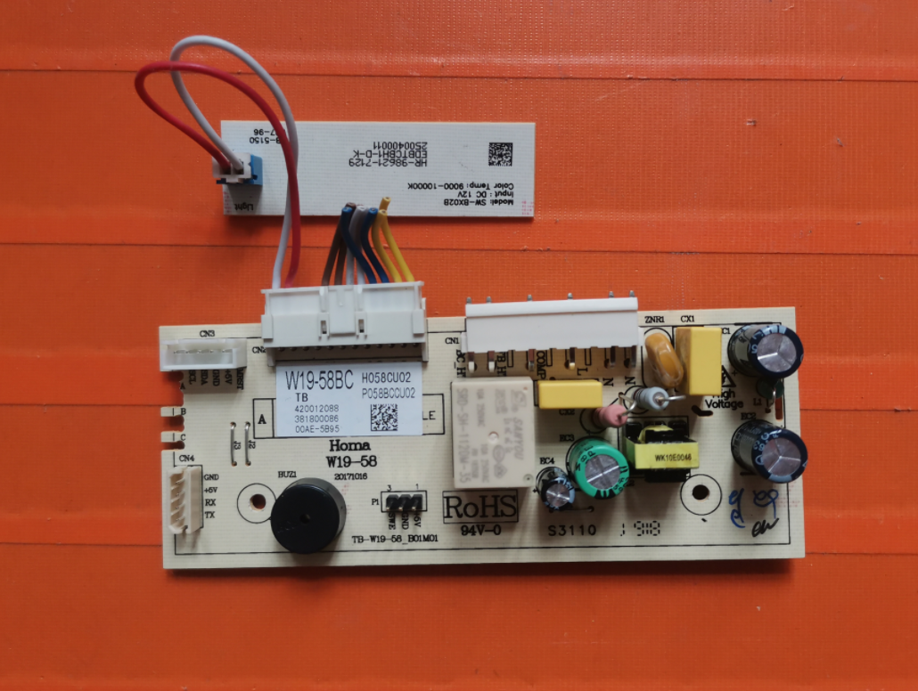 适用TCL冰箱BCD-398KPZ50电脑板主板W19-58BC P058BCCU02