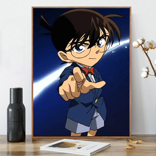 卡通动漫钻石绣名侦探柯南贴钻画