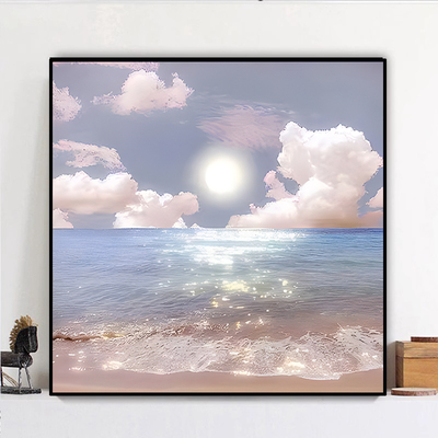 北欧海边星光风景钻石画水钻全钻