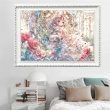 Мультфильм красивая принцесса алмазная живопись 2026 новый стиль девушка маленькая гостиная спальня ручная работа алмазная вышивка крестиком полная бриллиантов