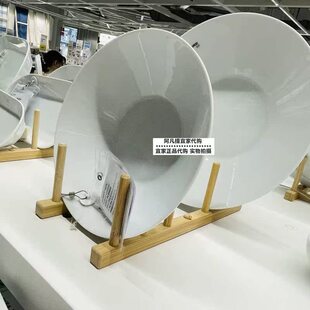 IKEA宜家365+ 深盘碗直线型 白色22厘米面条碗沙拉碗国内代购