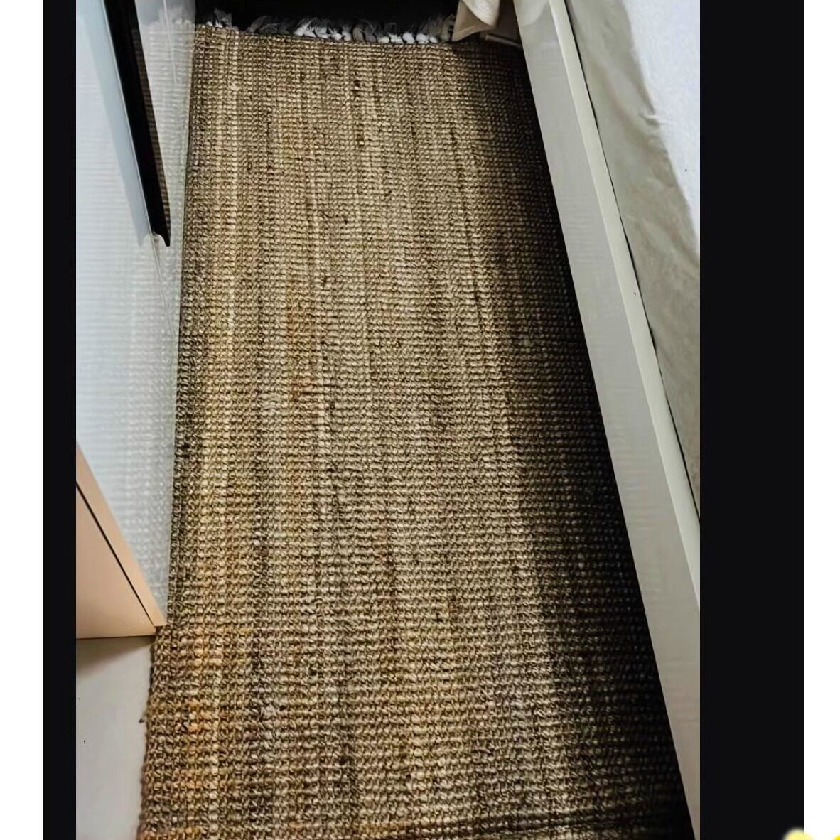 宜家斯特略 平织地毯 自然色120x180厘米简约客厅地垫国内代购
