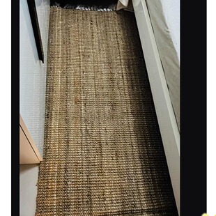 宜家斯特略 平织地毯 自然色120x180厘米简约客厅地垫国内代购