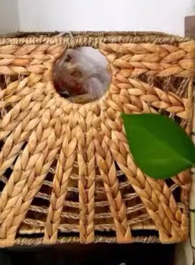 宜家路缇库热篮自然色 凤眼蓝/海草 32x33x32储物收纳筐 国内代购