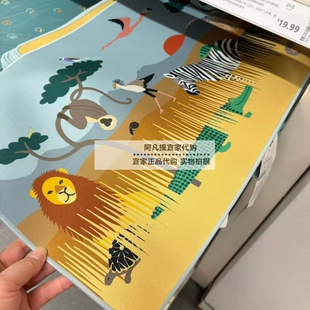动物38x60桌面保护垫国内代购 宜家波 桑罗帕瑞书桌垫多色草原上