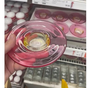 宜家夏雷克 小圆蜡烛托，多色，3 厘米玻透明璃蜡烛台国内代购