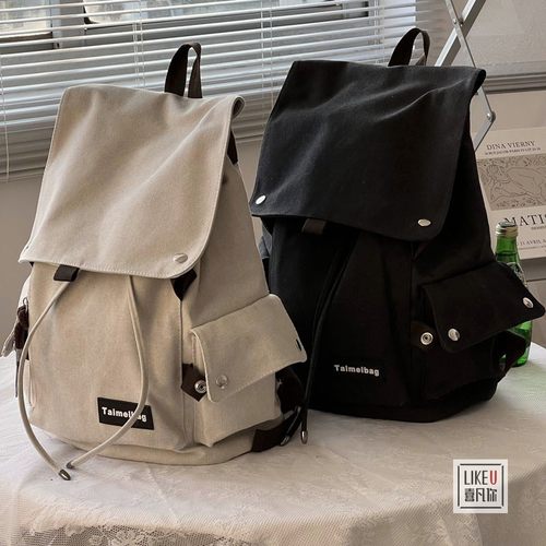 喜凡你男女双肩包书包校园背包