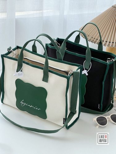 喜凡你单肩手提日系有型大托特包