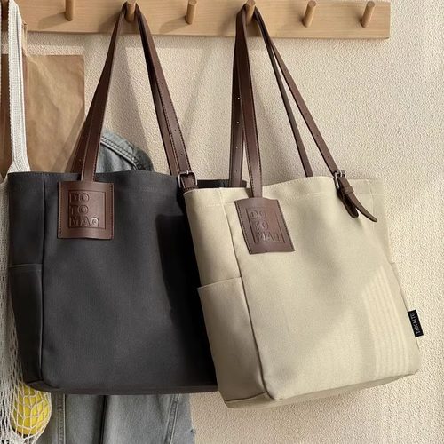 喜凡你帆布包文艺托特包